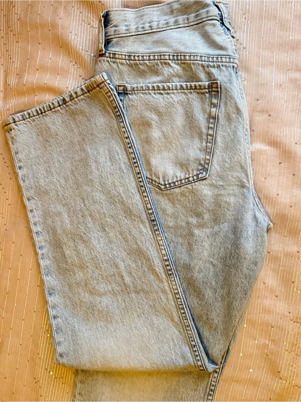 Aeropostale Light Blue Baggy Jean (8)